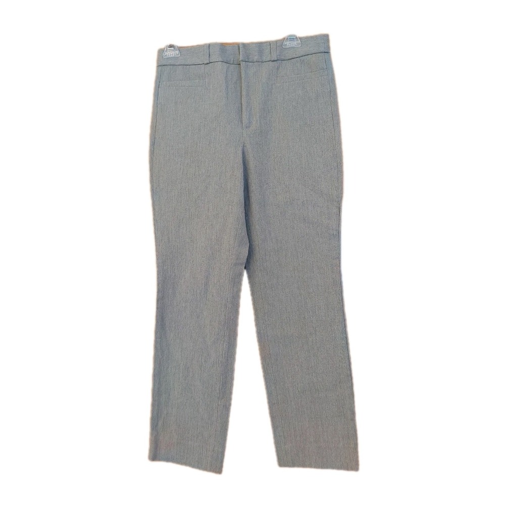 NEW! Banana Republic Womans High Rise Sloan Cropped Pants Gray Size 4 Petite $90